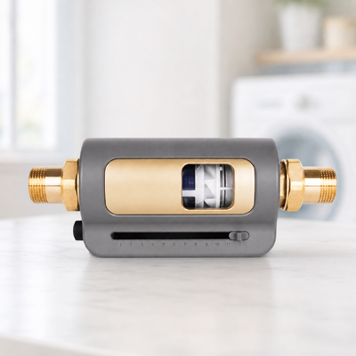 HZ-A Pré-filtreur d'eau horizontal pour toute la maison avec filtration de 40 μm et rinçage manuel