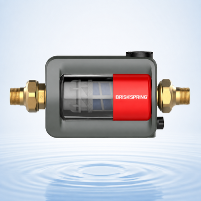BriskSpring HZ-B-BS 40 microns Pré-filtre de sédiments pour la maison entière avec SUS316L de treillis en acier inoxydable et une capacité de débit élevée de 7 T/H