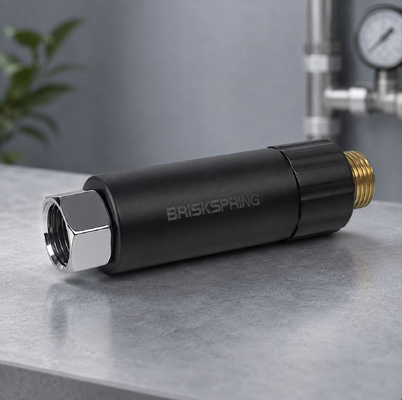 Filtre à eau bioactive anti-calcaire BriskSpring M80-BS MSAP avec cartouche remplaçable et filtration de précision 400 microns