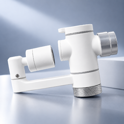 Aérateur de robinet Micro Nano Bubble 1/2 pouce pivotant à 360° avec filtre remplaçable BriskSpring JP-001