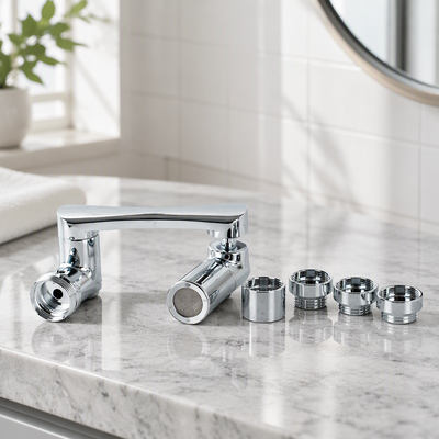 Aérateur de robinet micro-nano bulles rotatif multi-articulé 1440° avec technologie de découpe gaz-liquide